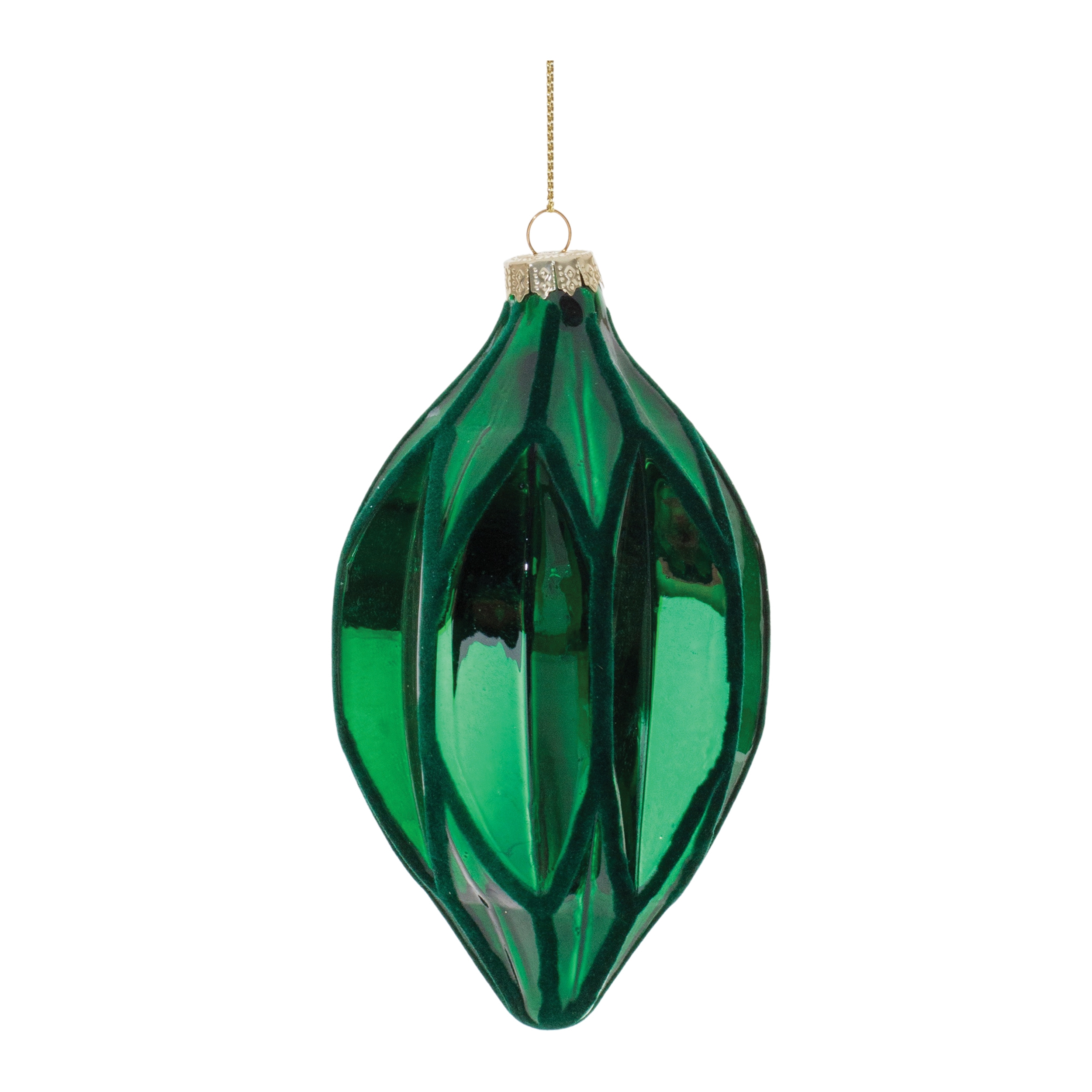 Ornament (Set of 6) 4"D, 4.5"H, 6"H Glass - Image 4