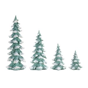 Tree (Set of 4) 6.5"H, 9"H, 13.25"H, 18"H Resin
