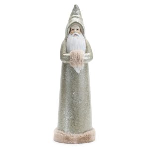 Santa (Set of 2) 17"H Terra Cotta