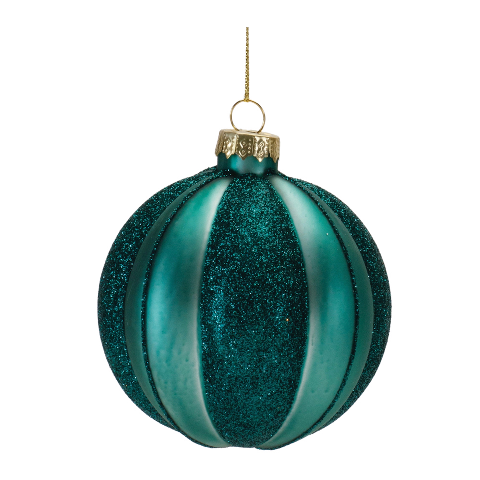 Ball Ornament (Set of 12) 3"D Glass