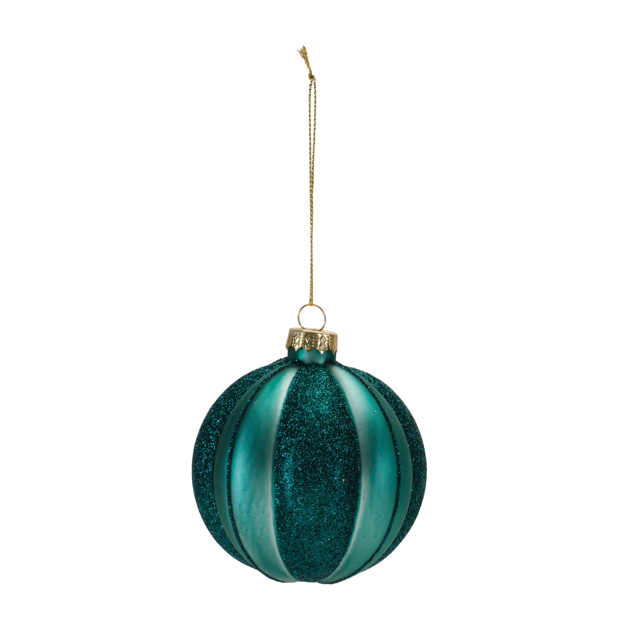 Ball Ornament (Set of 12) 3"D Glass - Image 2