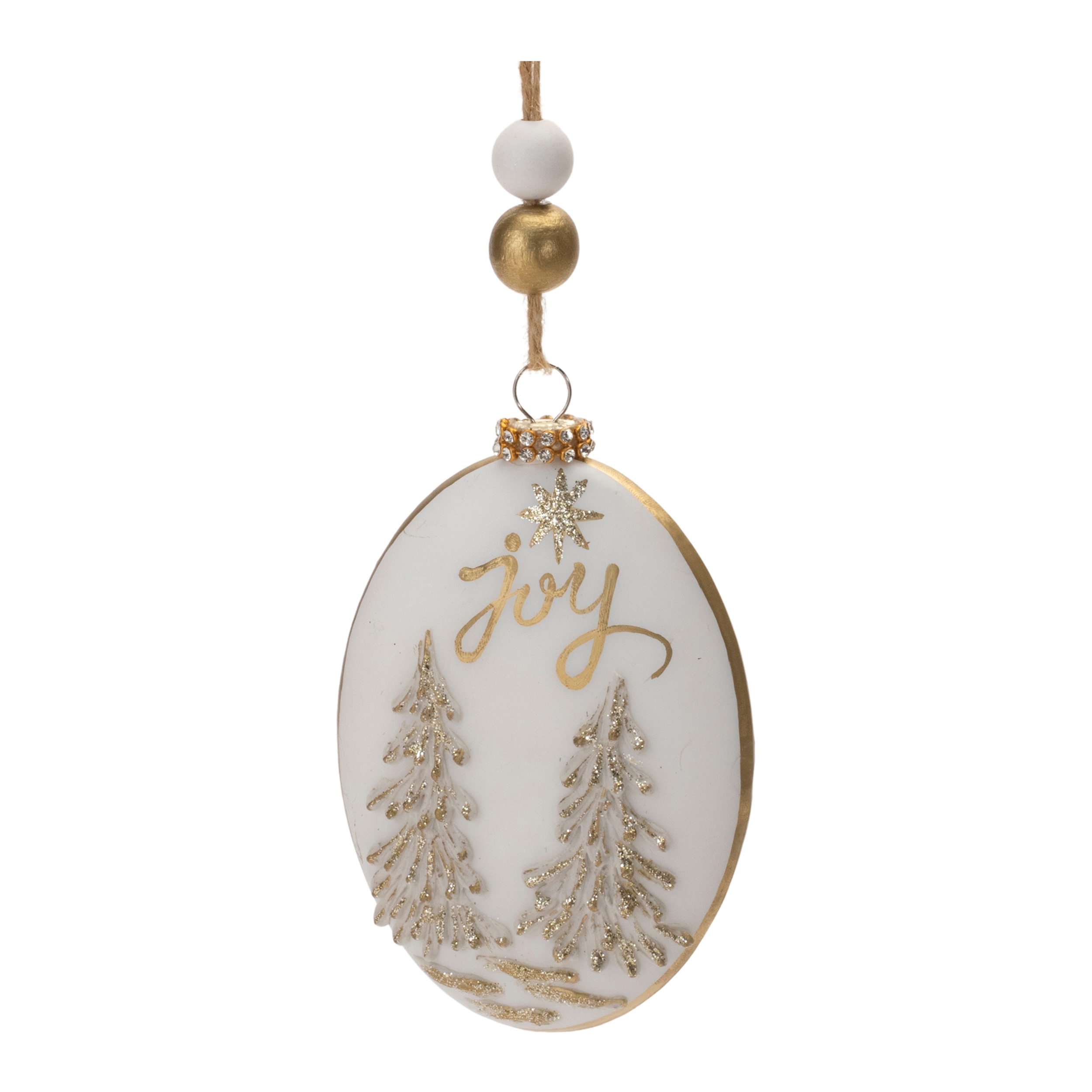 Hope and Joy Ornament (Set of 12) 5"H Glass - Image 4