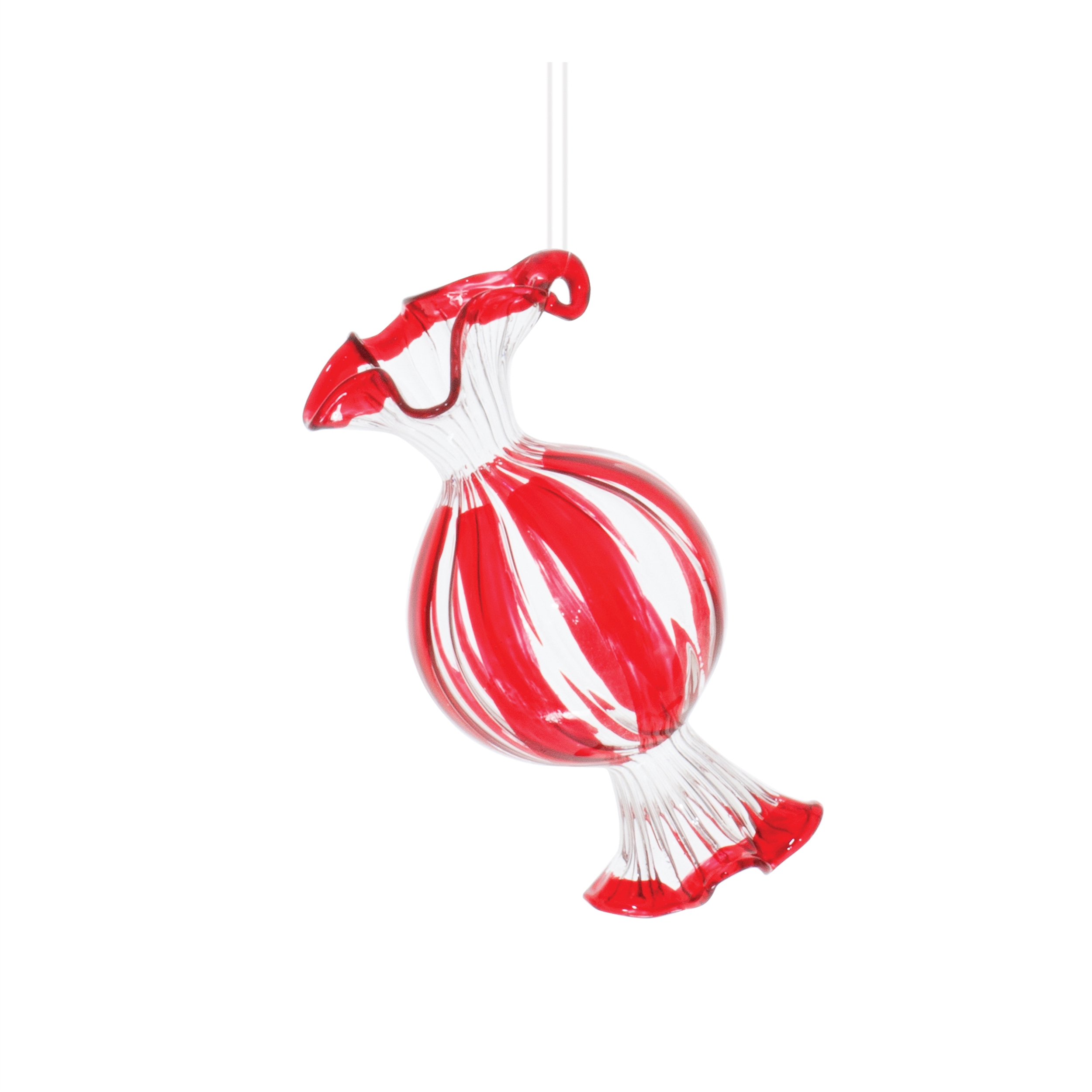 Candy Ornament (Set of 12) 3.5"H, 4"H Glass - Image 3