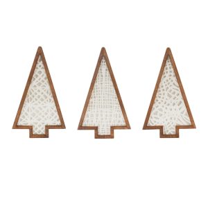 Framed Tree (Set of 3) 17"H Paper/Wood/MDF