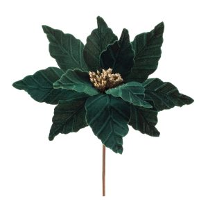 Poinsettia Stem (Set of 6) 21"H Polyester