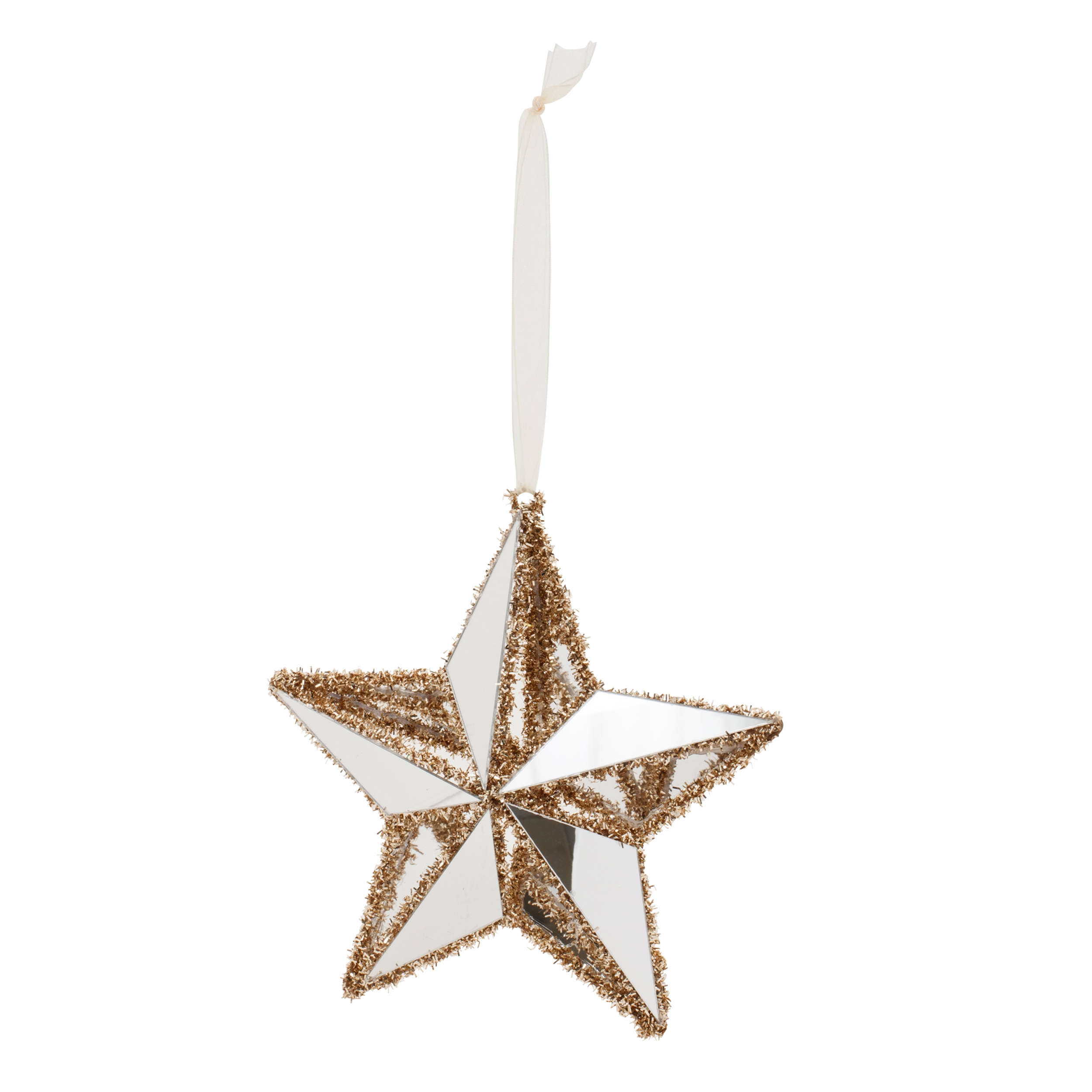 Star Ornament (Set of 12) 8.5"H Wire/PVC - Image 2