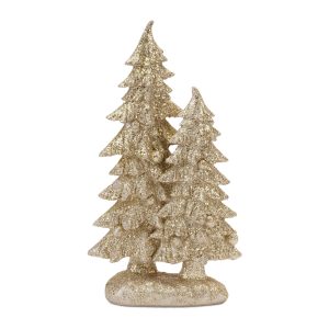Double Tree (Set of 2) 11.5"H Resin