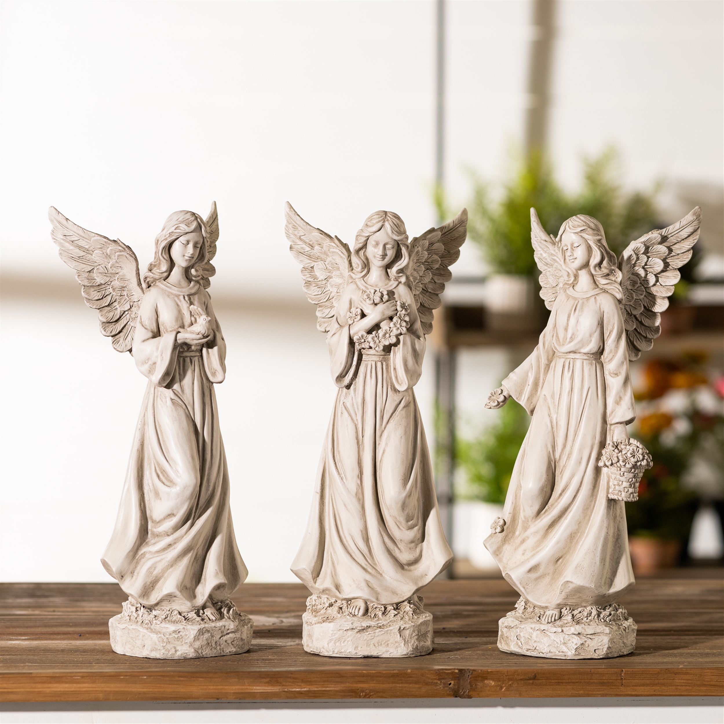 Angel (Set of 3) 13"H Resin - Image 2