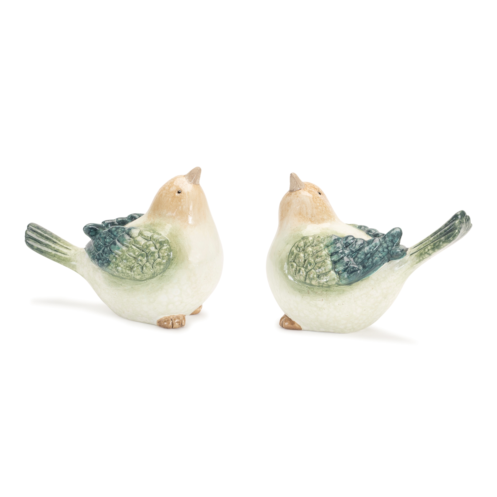 Bird (Set of 4) 4.75"H, 5"H Terra Cotta