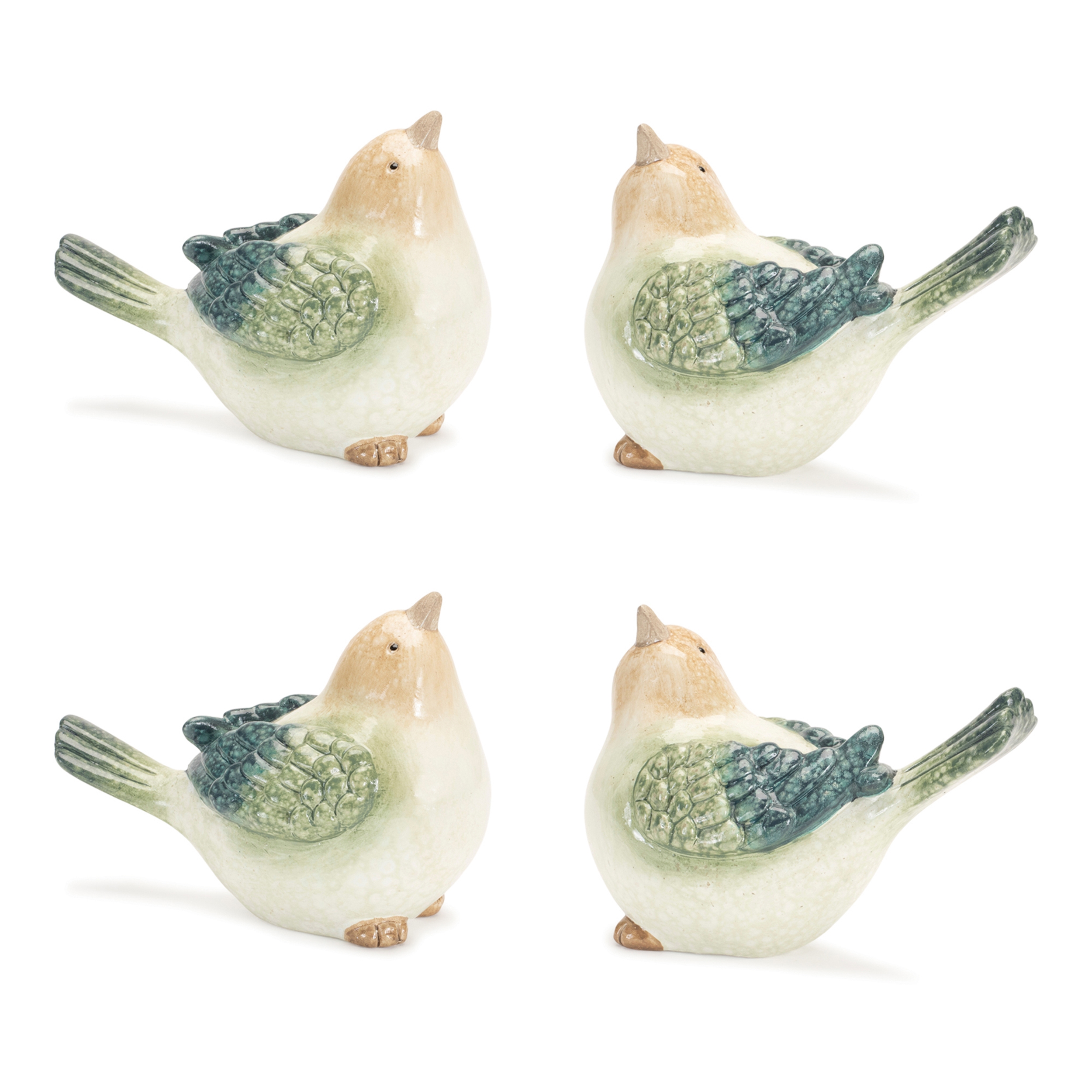 Bird (Set of 4) 4.75"H, 5"H Terra Cotta - Image 4