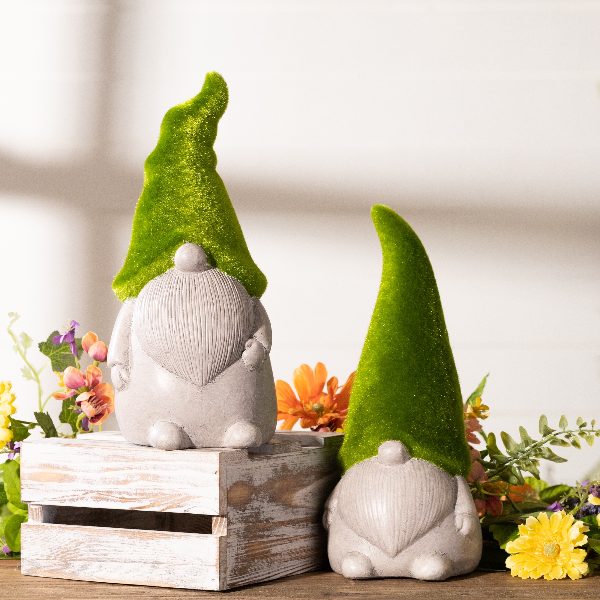 Gnome (Set of 2) 10"H Resin - Image 2