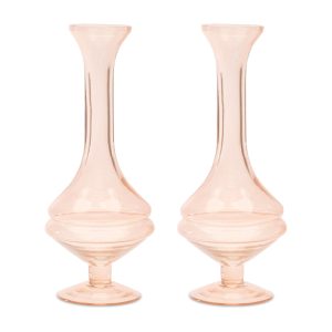 Bud Vase (Set of 2) 8.5"H Glass