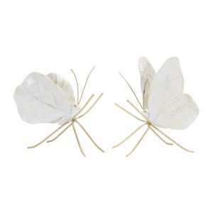 Butterfly (Set of 2) 4"H, 4.5"H Resin