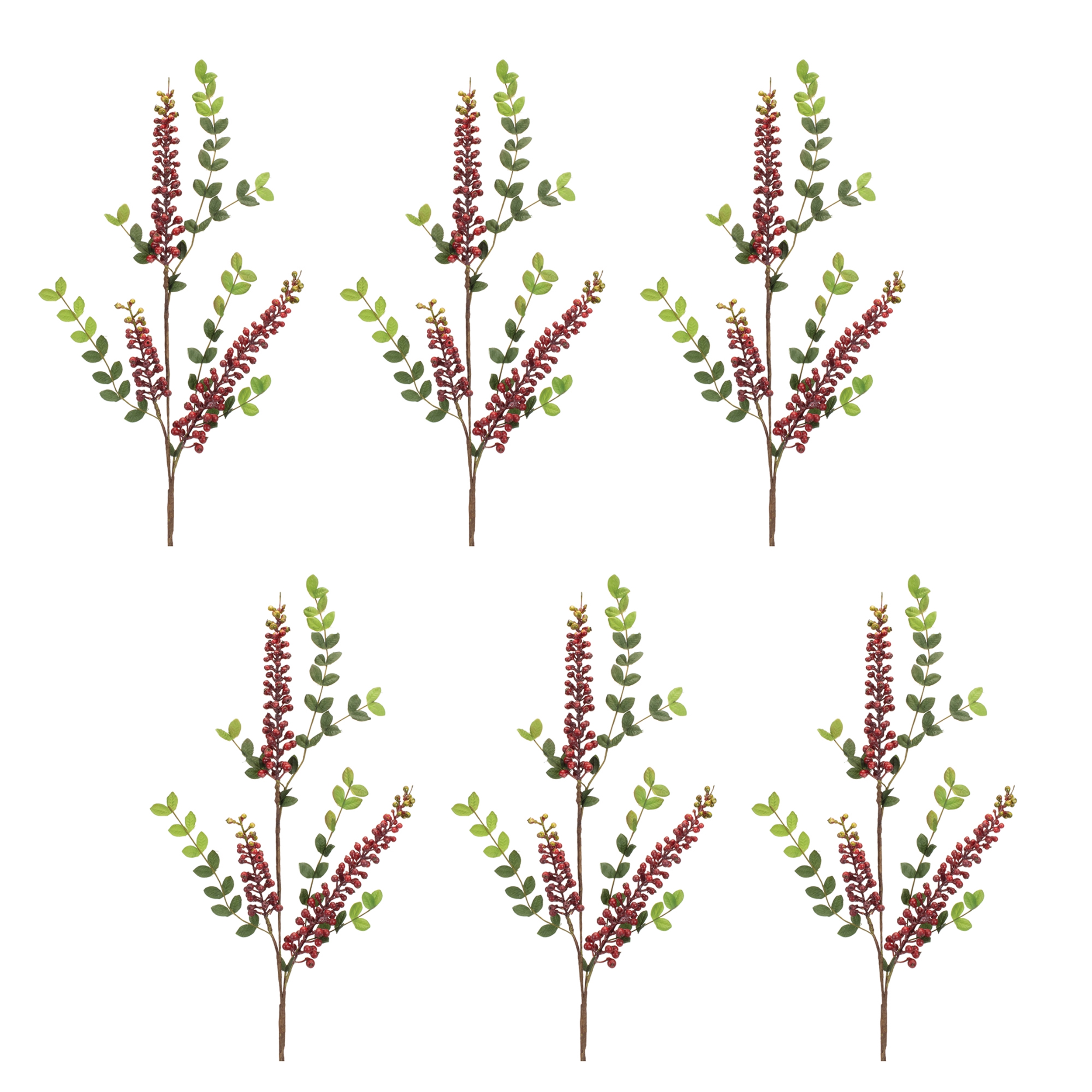 Berry Spray (Set of 6) 32"H Styrofoam - Image 3