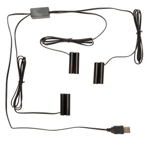 Battery Replacement 3 to 1 (2 x AA, Set of 2) 18"L Lead Wire, 38"L Lead Wire Plastic