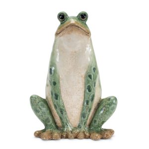 Frog (Set of 2) 7.5"L x 10.5"H Ceramic