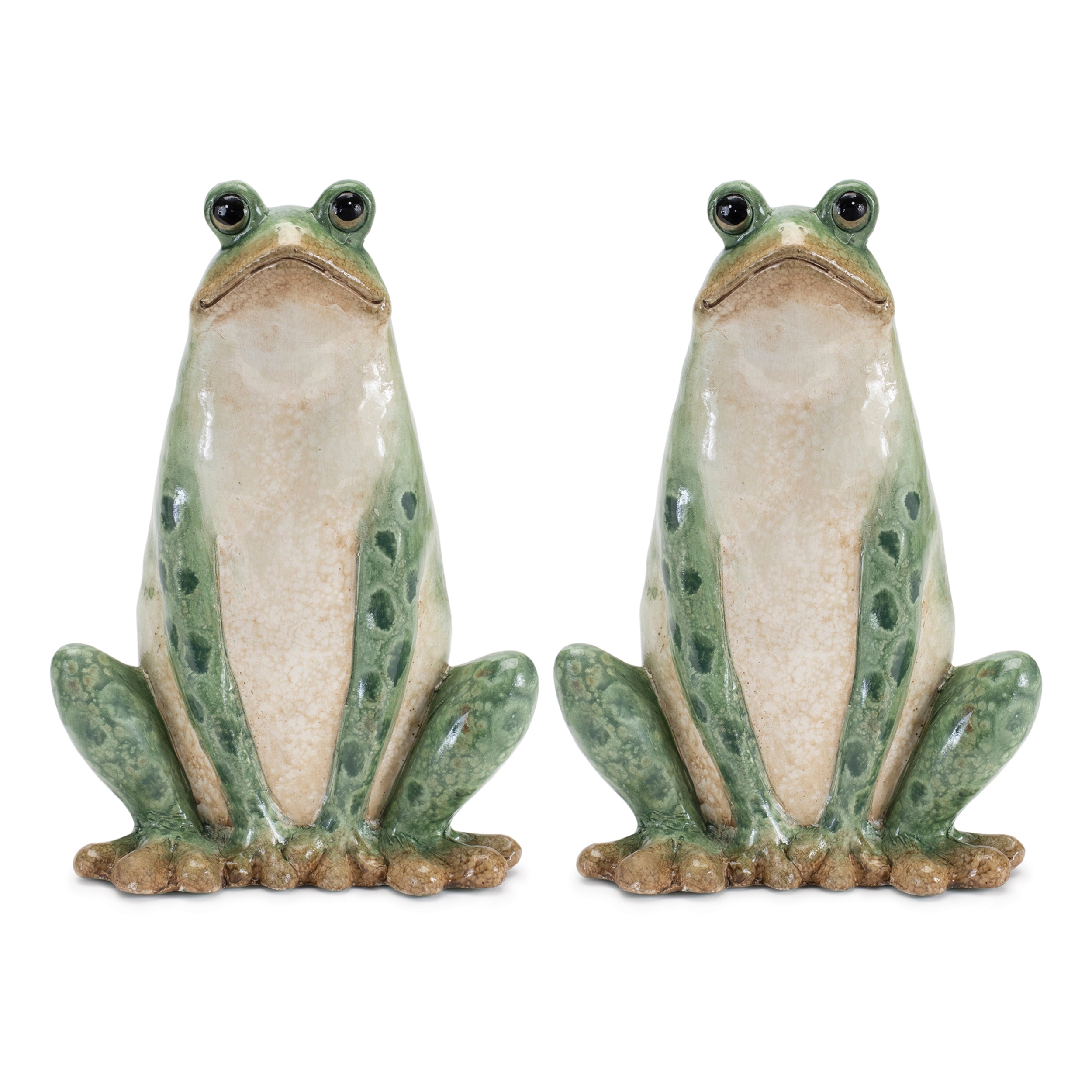 Frog (Set of 2) 7.5"L x 10.5"H Ceramic - Image 3