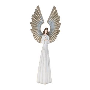 Angel 24.5"H Resin/Metal