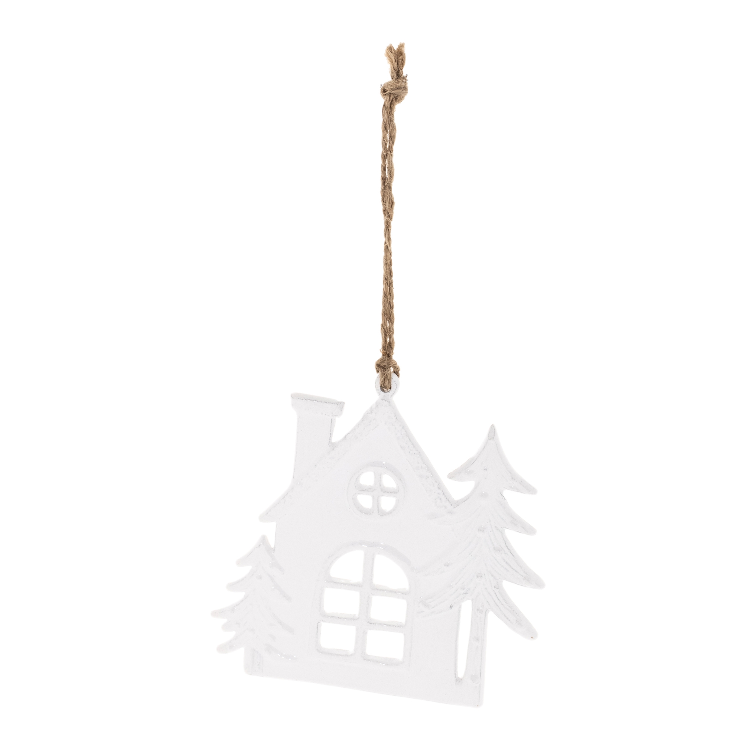 House Ornament (Set of 12) 4.5"H Aluminum - Image 3