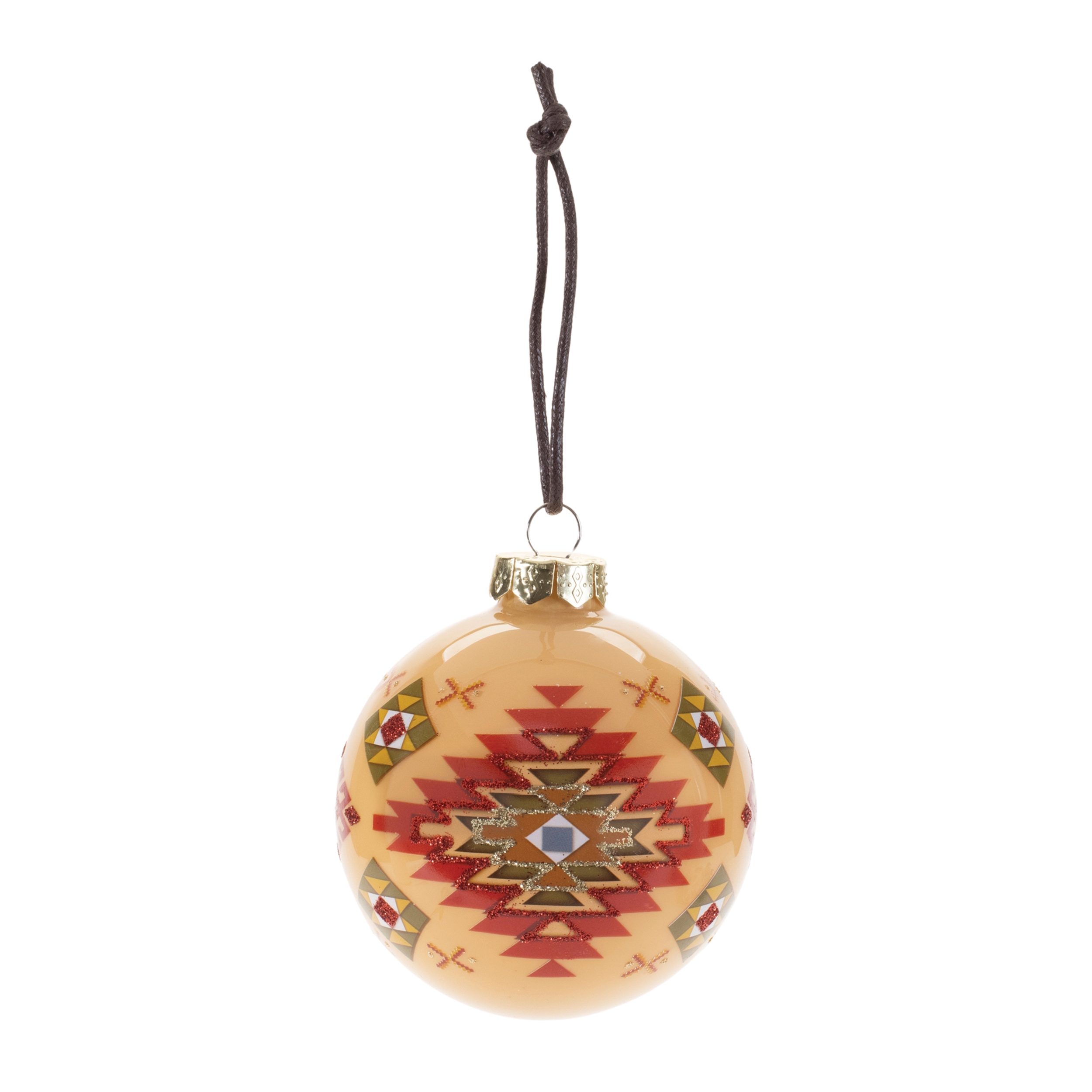 Ball Ornament (Set of 6) 4"D Glass - Image 2