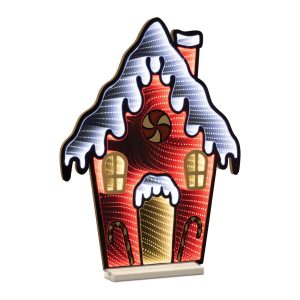 Gingerbread House Ekkolight 26"H Acrylic UL Plug