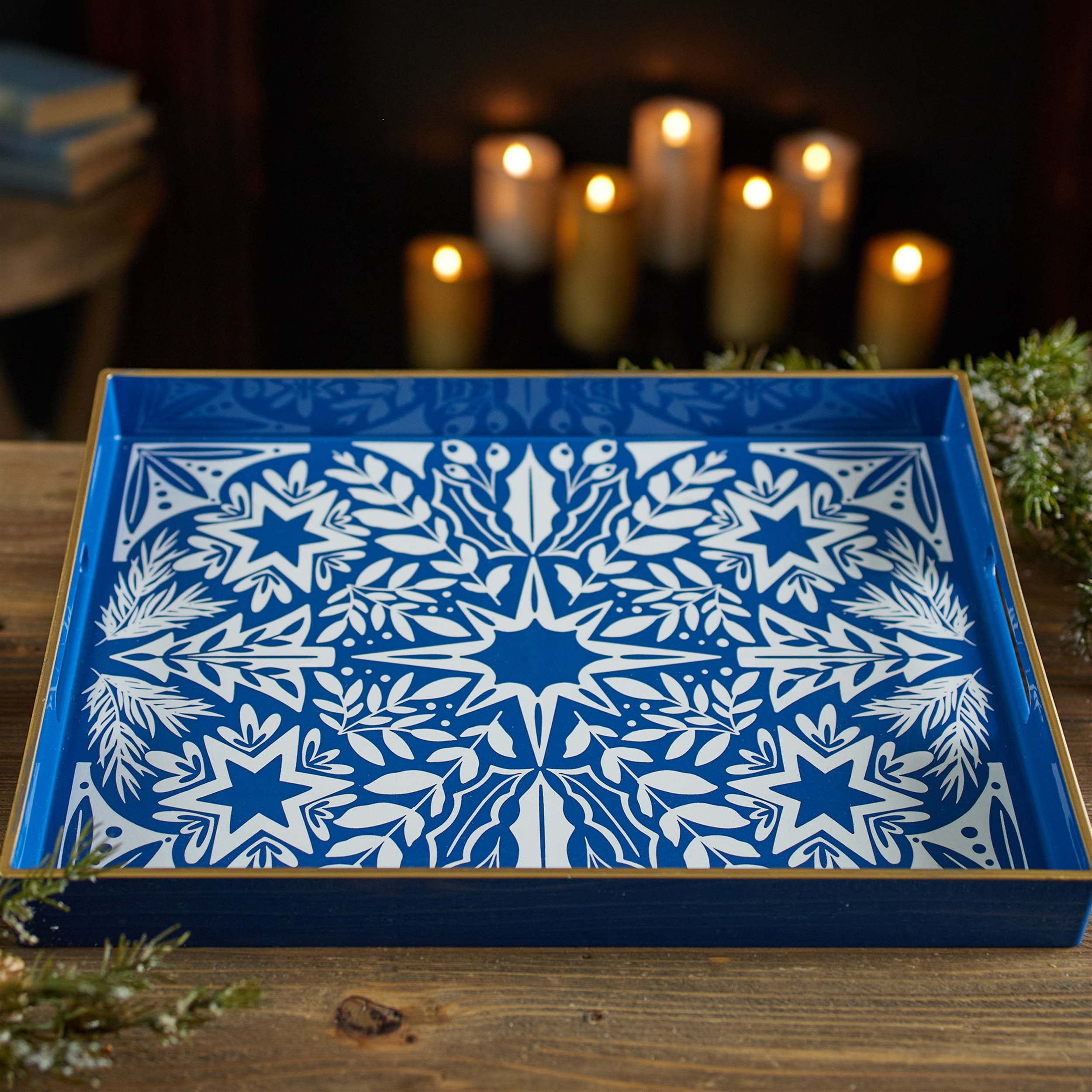 Rectangle Tray 15.75"L x 12"W x 1.75"H Plastic - Image 3