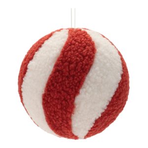 Ball Ornament (Set of 12) 5"D Foam/Polyester