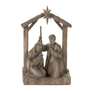 Holy Family (Set of 2) 12"H Resin