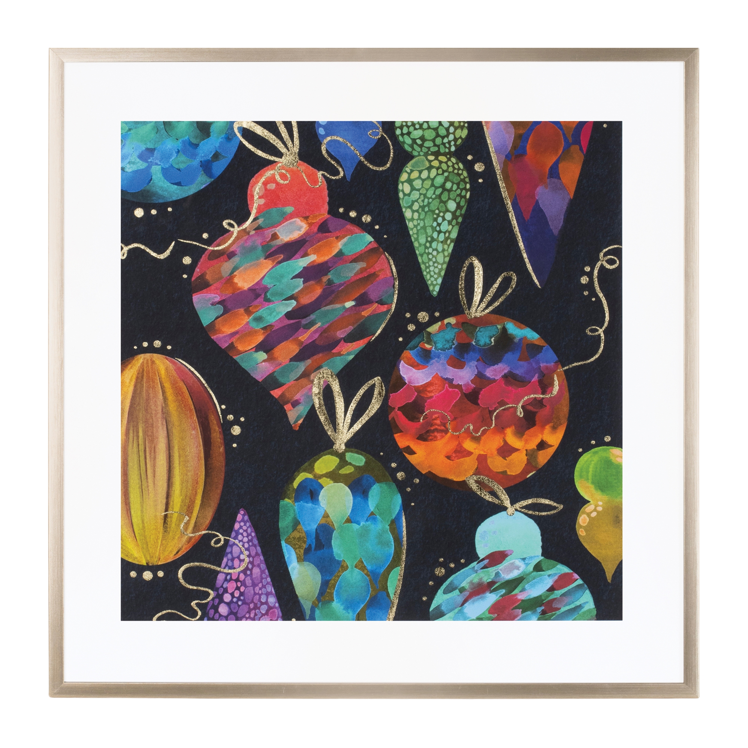 Ornament Frame 19.5"SQ Plastic/Paper/Glass