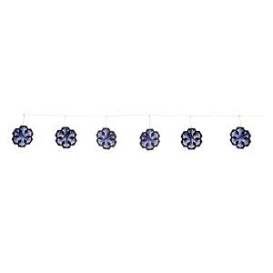 Ekkolight Snowflake Garland 68"L Acrylic UL Plug