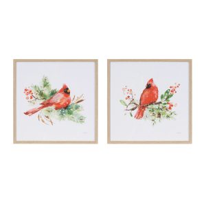 Cardinal Frame (Set of 2) 14"SQ Plastic/Paper/Glass