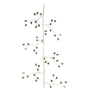 Bead Leaf Garland (Set of 2) 5'L Plastic