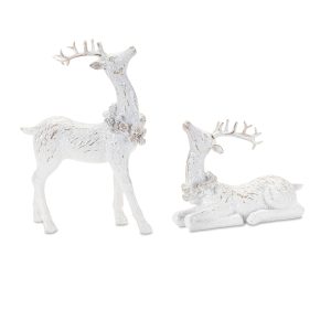 Deer (Set of 4) 3.25"H, 7"H Resin