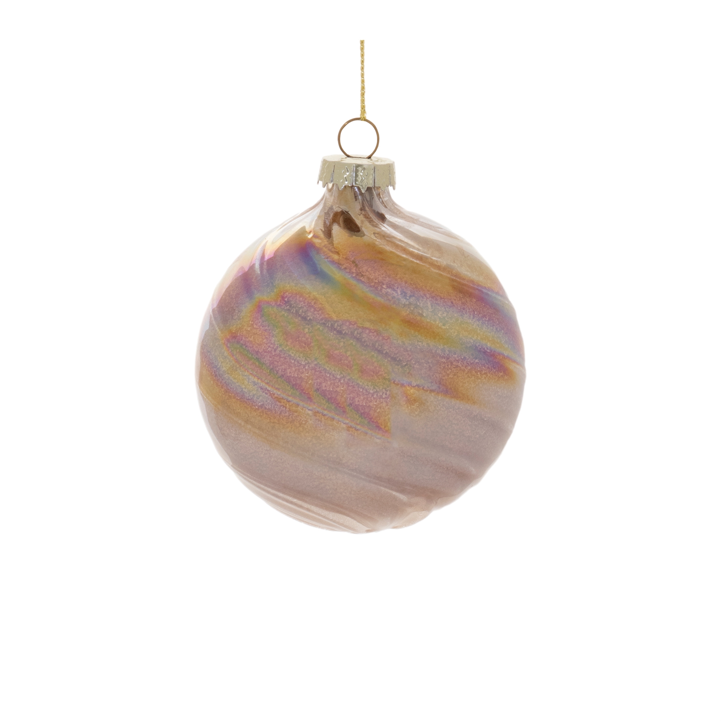 Ornament (Set of 12) 3"D, 5"H Glass - Image 4