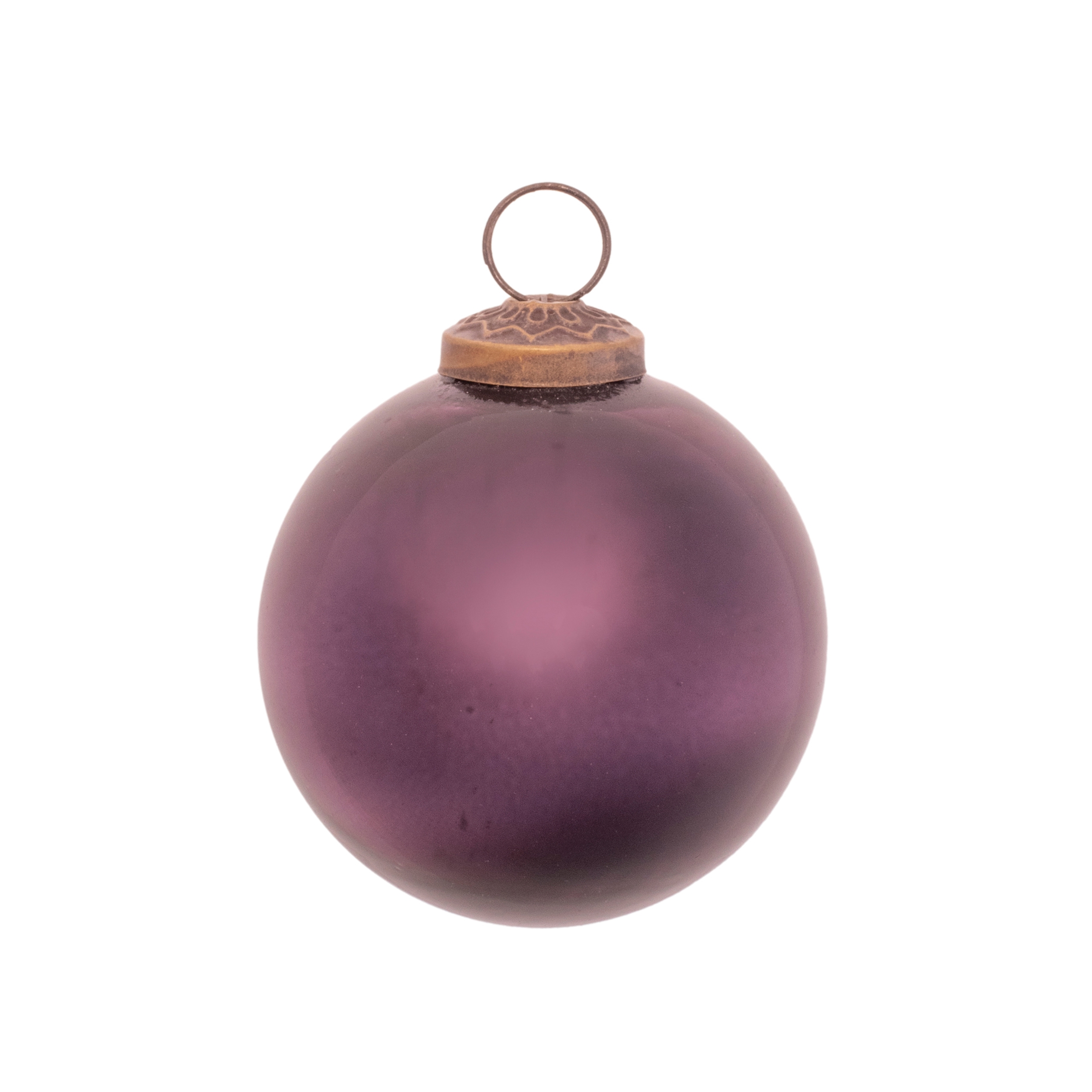Ball Ornament (Set of 12) 3"D, 4"D Glass - Image 4