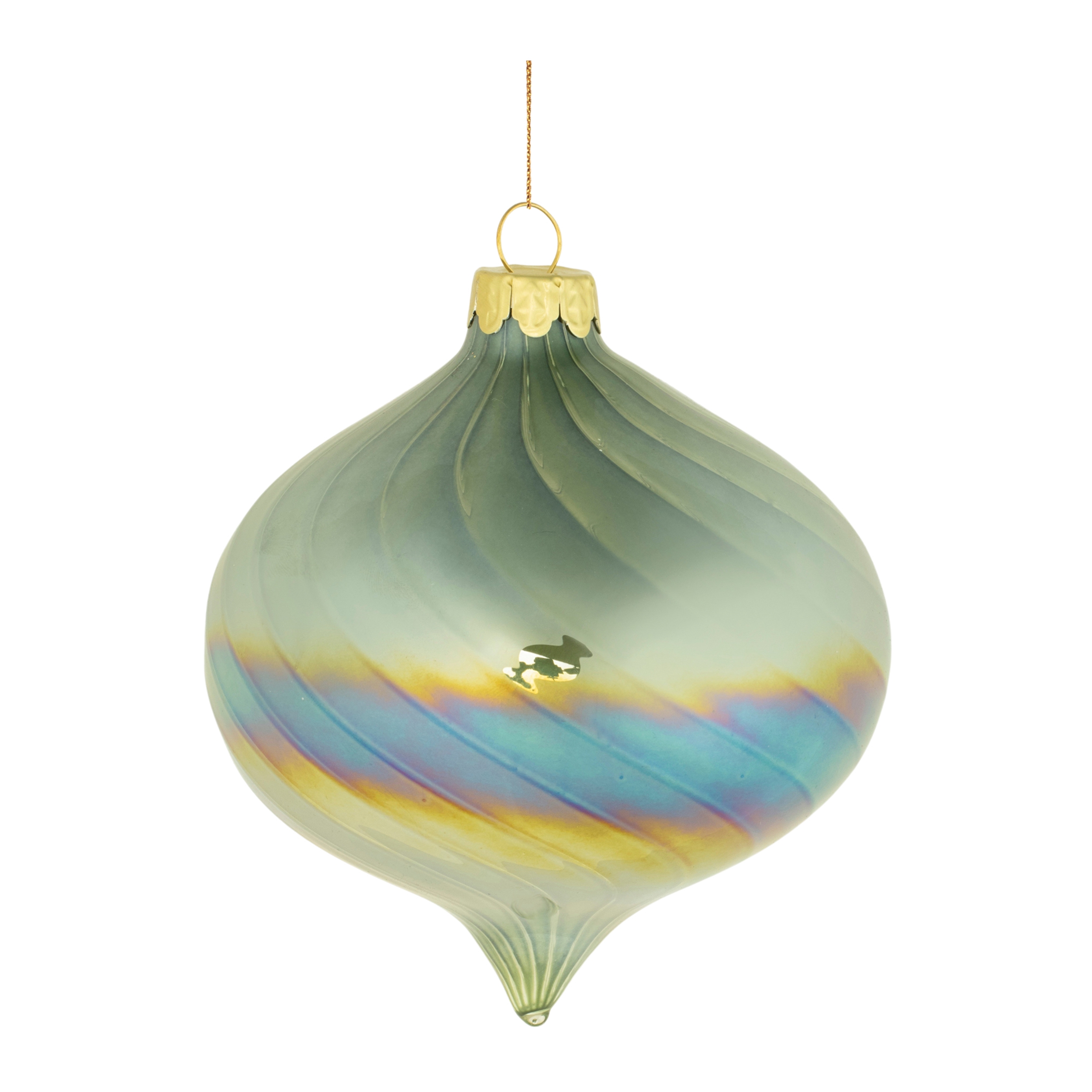 Ornament (Set of 6) 4"D, 4.5"H Glass - Image 4