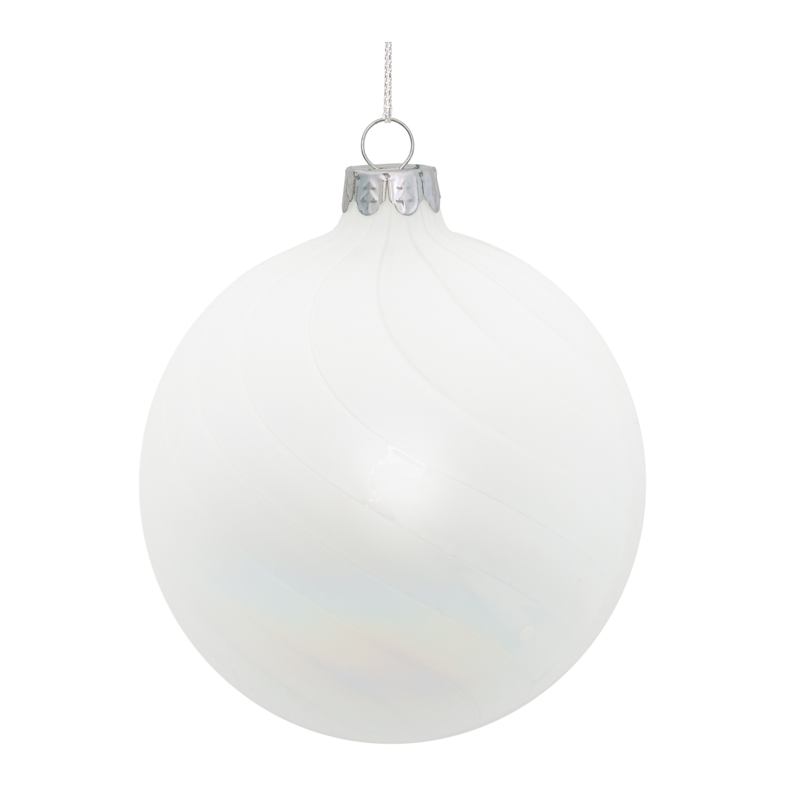 Ball Ornament (Set of 12) 3"D, 4"D Glass - Image 3