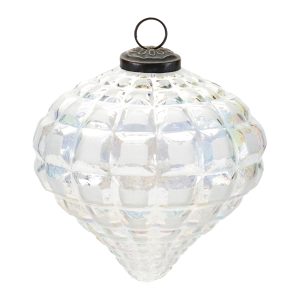 Onion Ornament (Set of 4) 5"H Glass