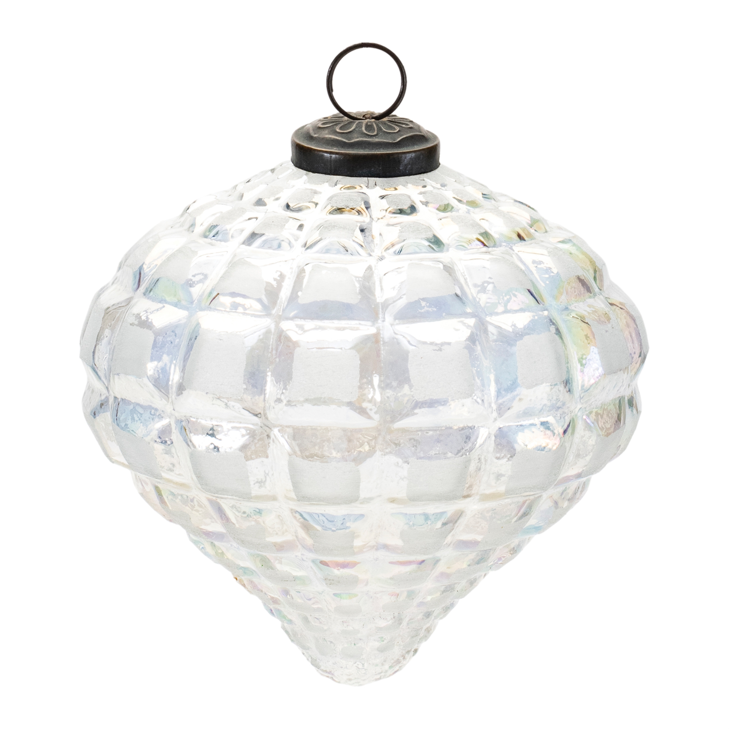 Onion Ornament (Set of 4) 5"H Glass