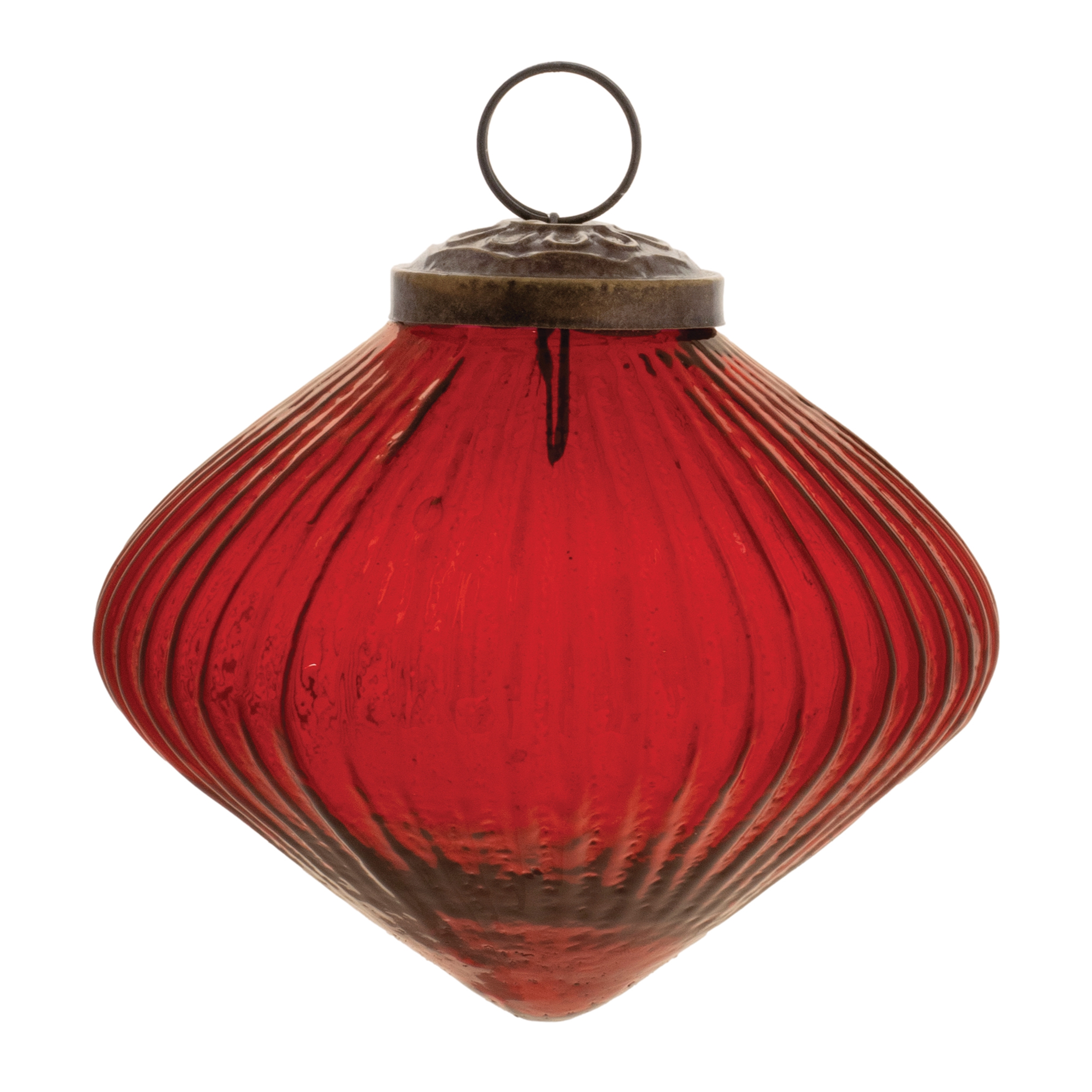 Ornament (Set of 12) 2.5"H, 3"H Glass - Image 2