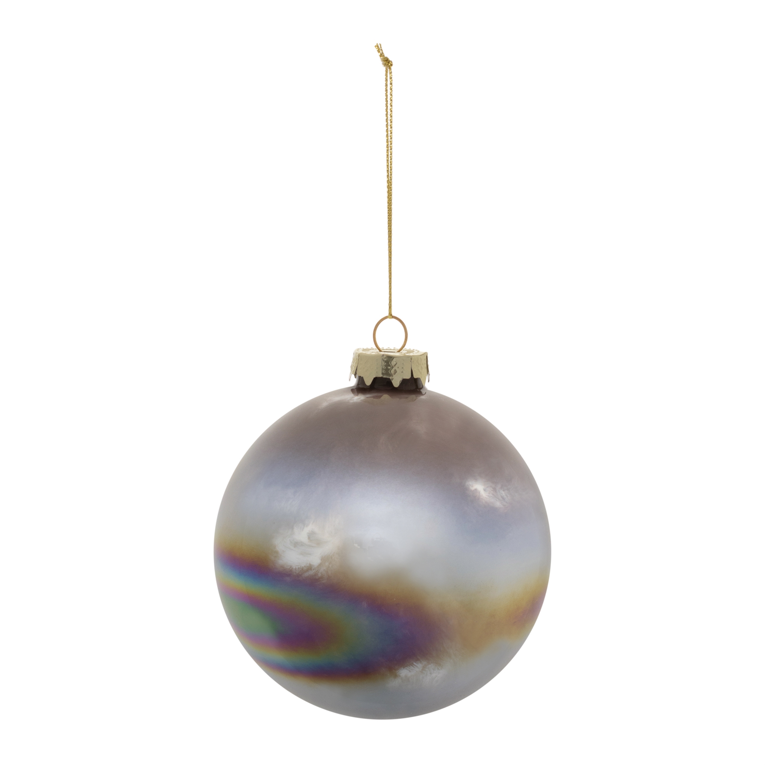 Ball Ornament (Set of 12) 4"D Glass - Image 2