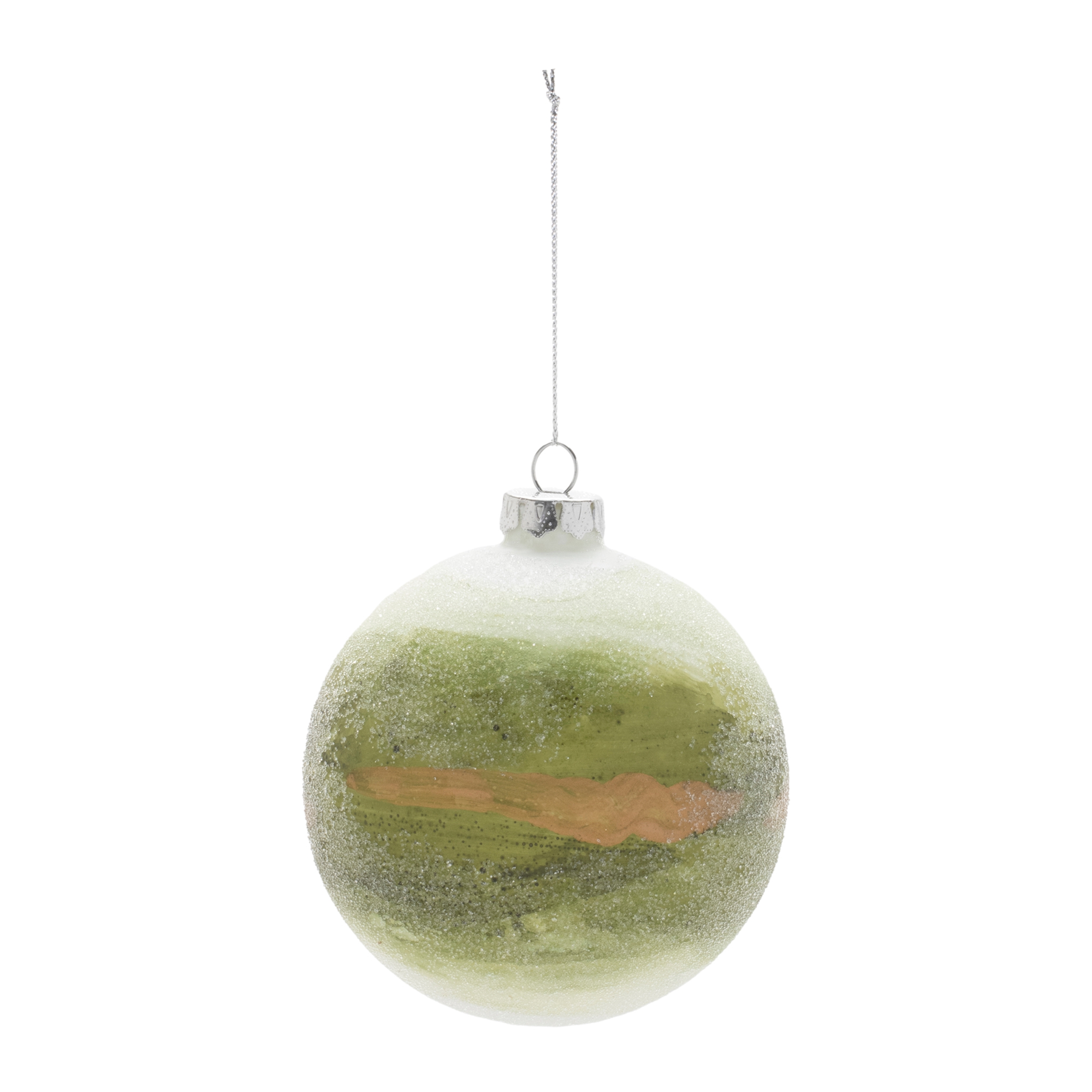 Ball Ornament (Set of 6) 4"D Glass - Image 3