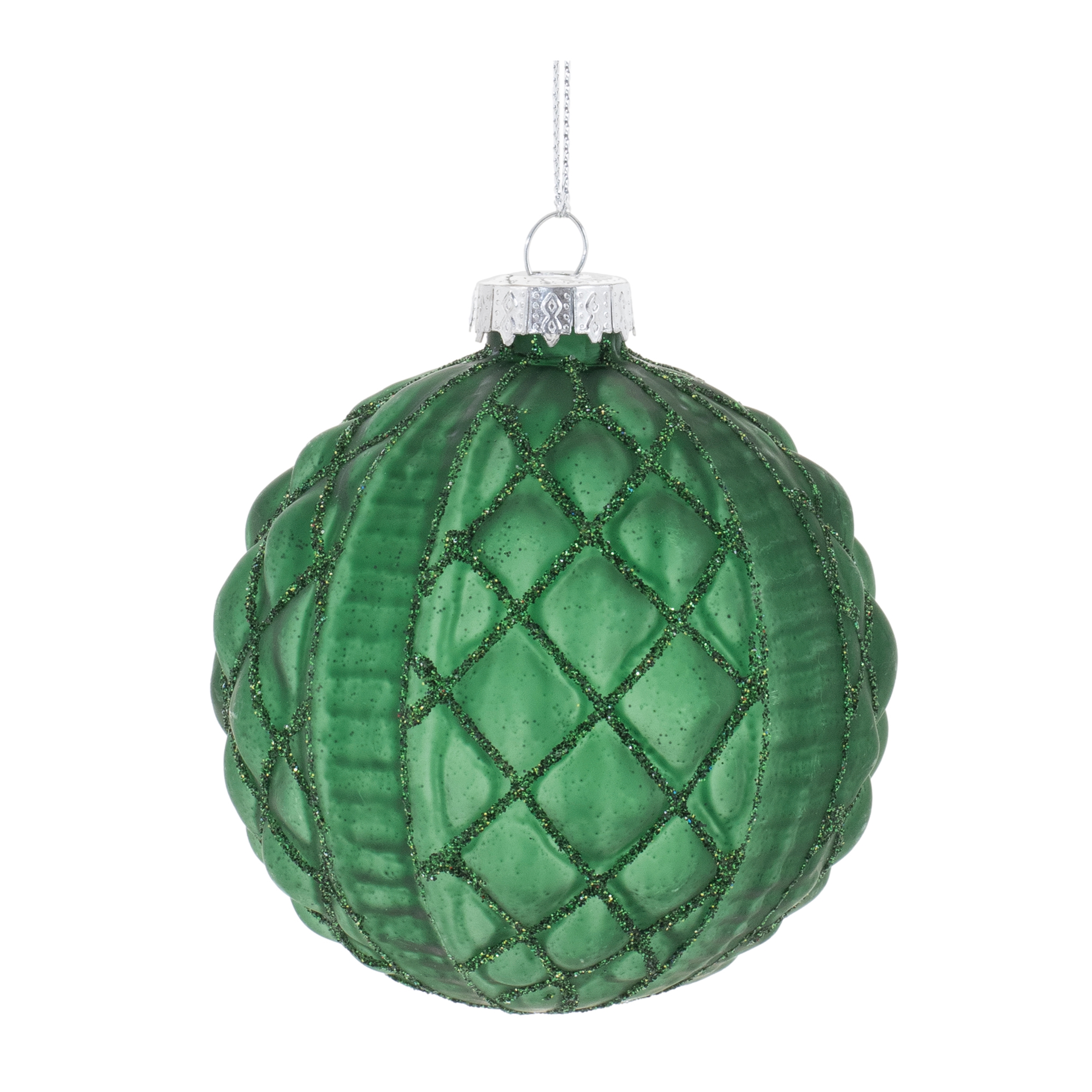 Ball Ornament (Set of 12) 3"D Glass - Image 3