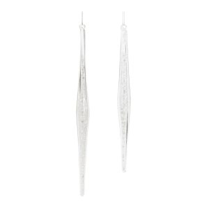 Icicle Ornament (Set of 6) 9.5"H, 11.5"H Glass
