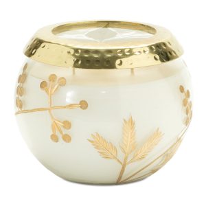 Candle in Glass 5"D x 4"H Glass/Paraffin/Soy