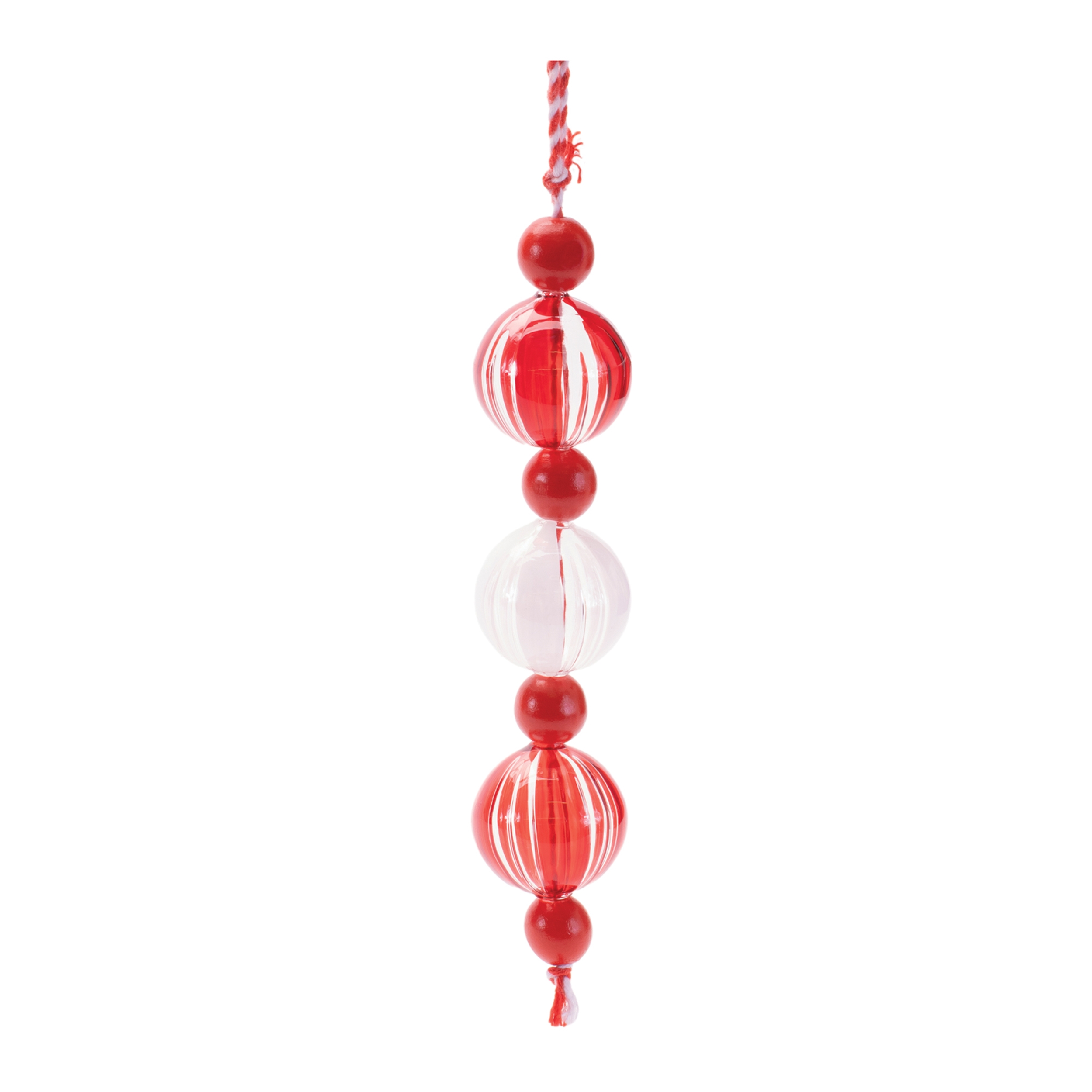 Mini Ornament Drop (Set of 6) 7"H Glass - Image 3