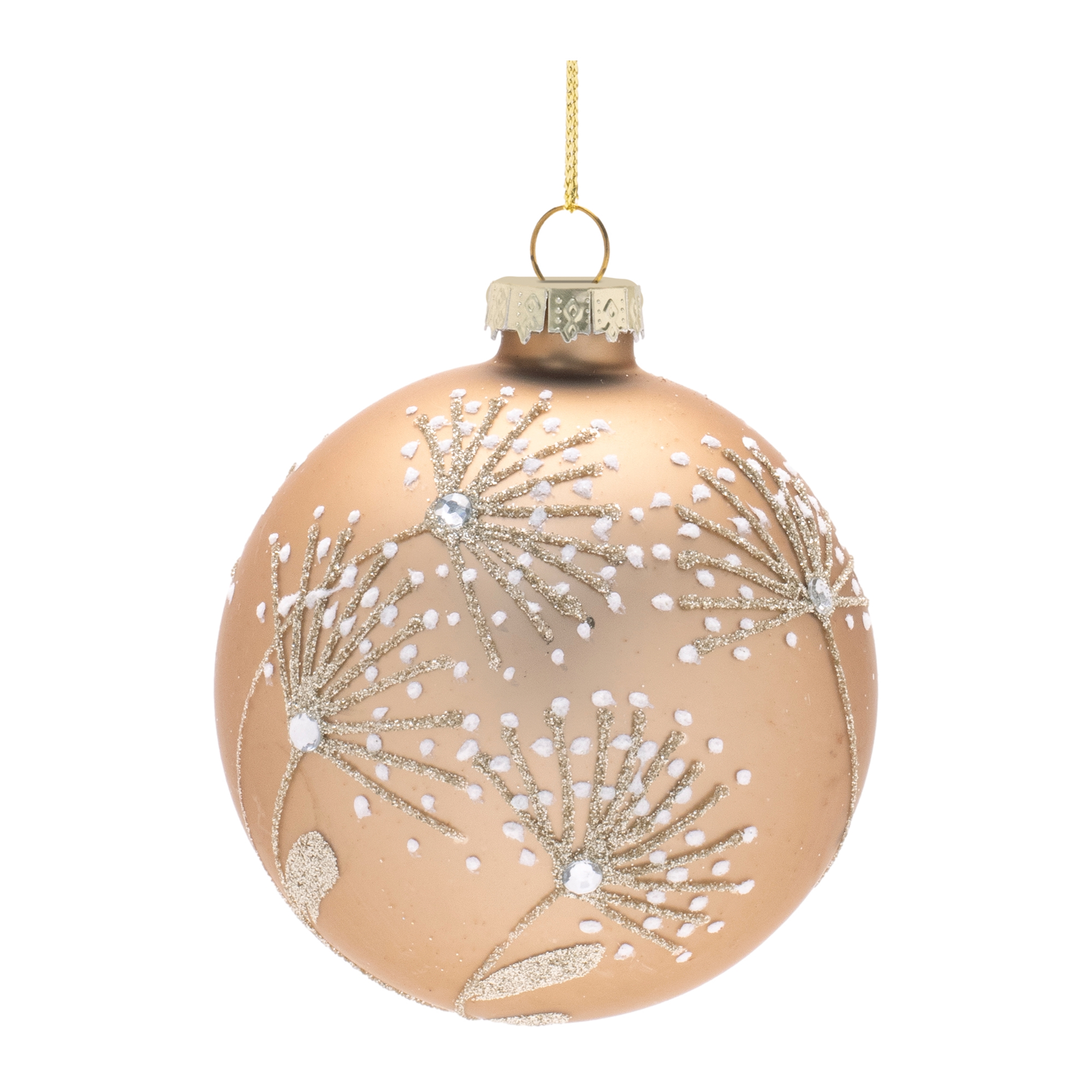 Ball Ornament (Set of 12) 3"D Glass