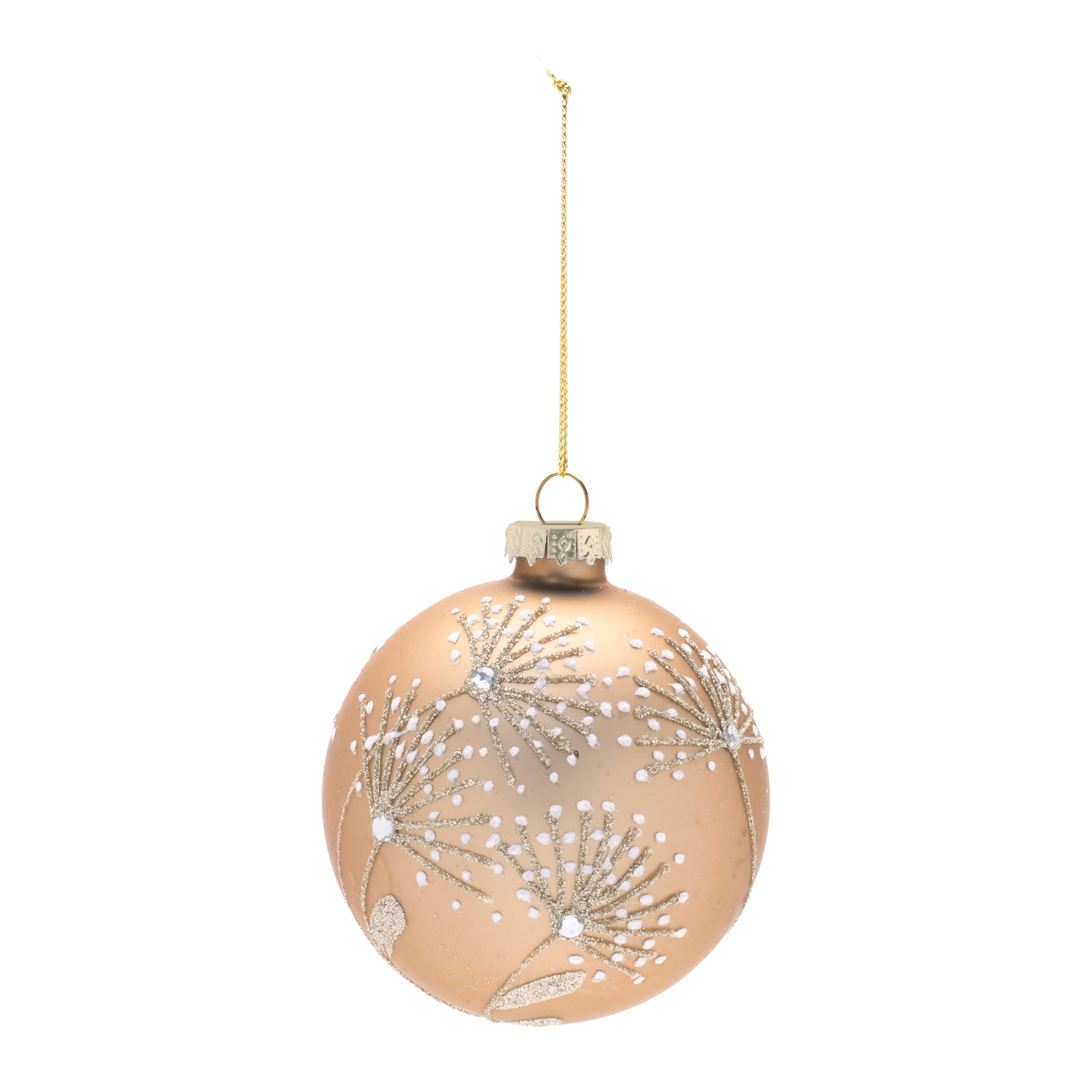 Ball Ornament (Set of 12) 3"D Glass - Image 2
