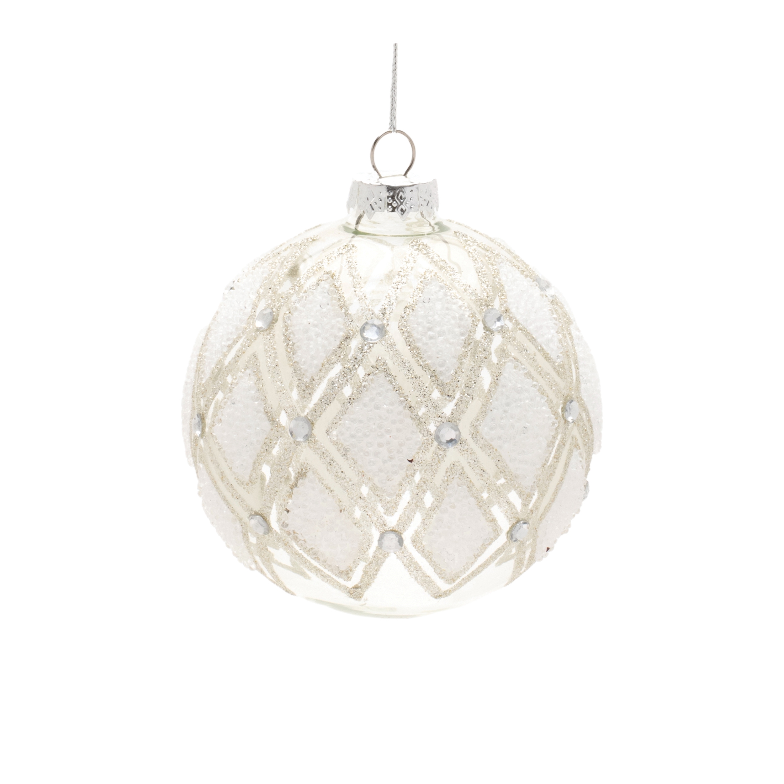 Ornament (Set of 6) 4"D, 5.5"H Glass - Image 3