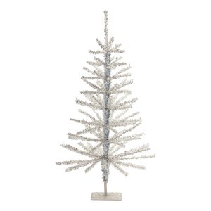 Tinsel Tree (Set of 2) 24"H PE/Metal